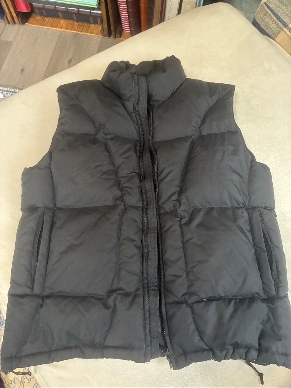 Women’s Black Puffer Vest - Sleeveless Quilted Insulated Jacket